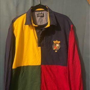 Chaps color block Long sleeved men’s shirt